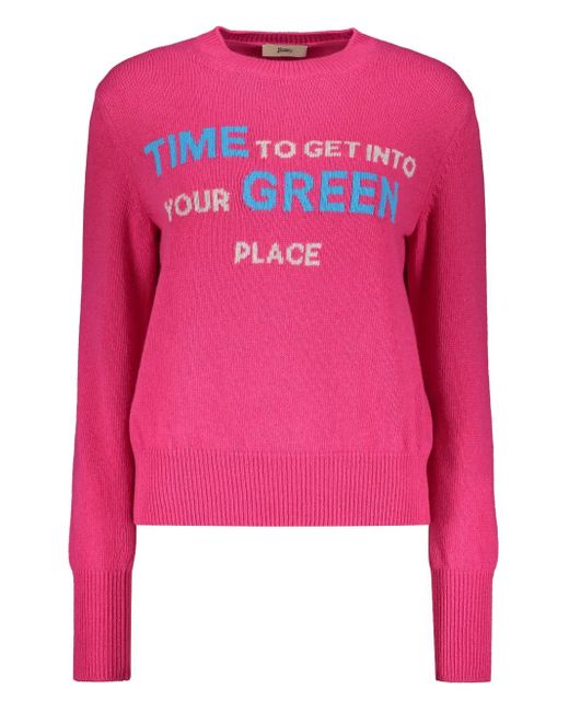 Maglione Girocollo di Herno in Pink
