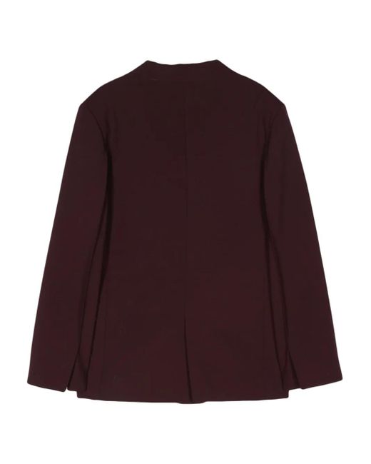 Alysi Purple Single-Breasted Blazer