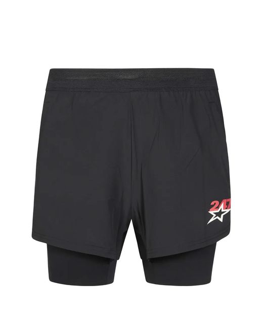 Represent Gray Logo-Print Shorts for men