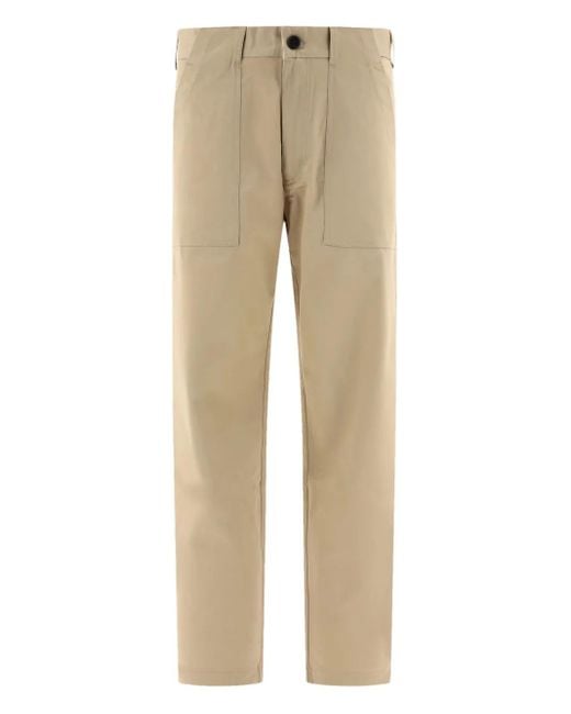 ANDBLUE Natural Patch-Pockets Trousers for men