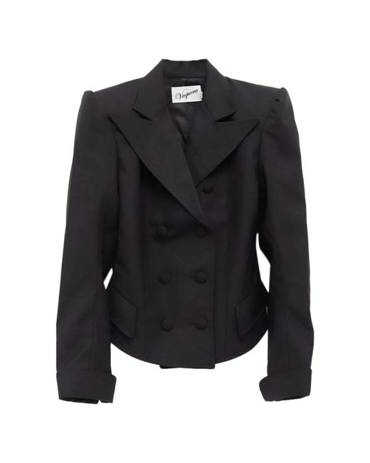 VAQUERA Blue Double-Breasted Blazer