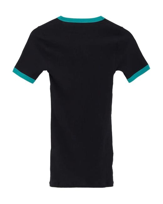 Baserange Black Short Sleeve Top