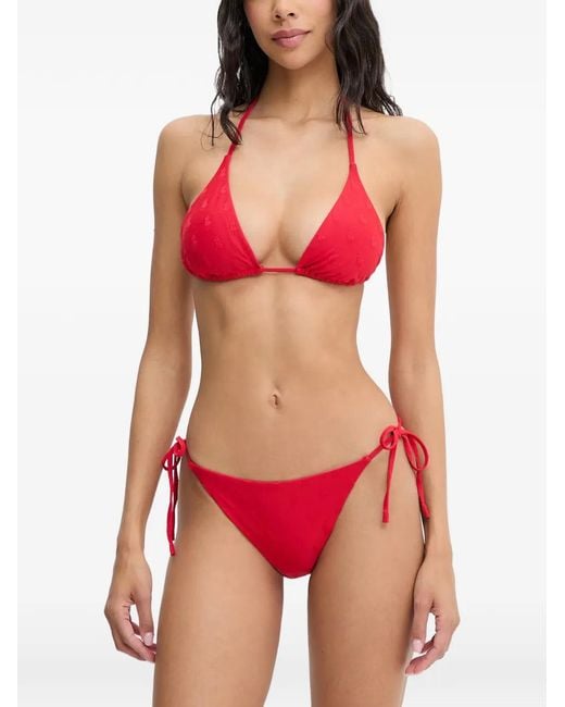Polo Ralph Lauren Pony-Embroidered Side-Tie Bikini Bottoms