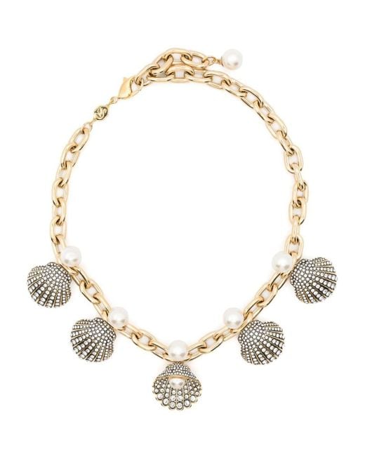 Swarovski Metallic Idyllia Shell Necklace