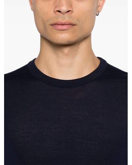 Kiton Klassischer Pullover in Blue für Herren