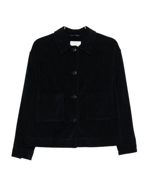 Circolo 1901 Black Corduroy Cropped Jacket