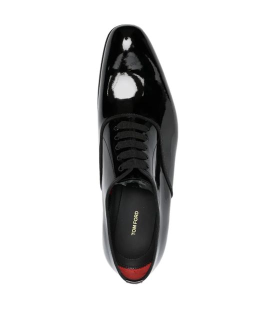 Tom Ford Black Leather Oxford for men
