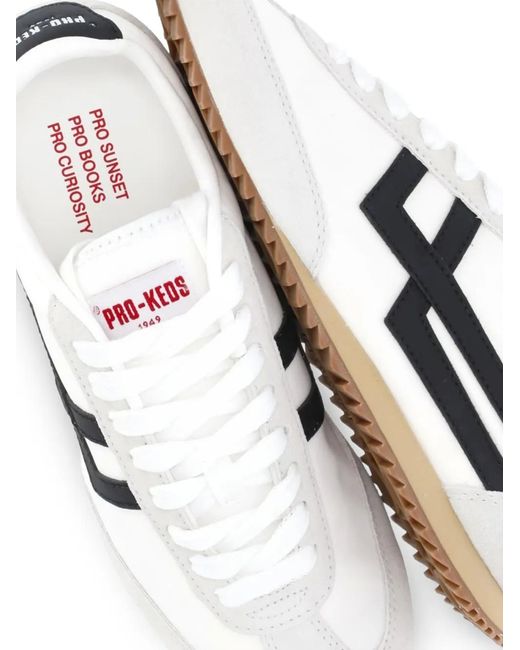 Pro Keds White Racer 77 Sneakers