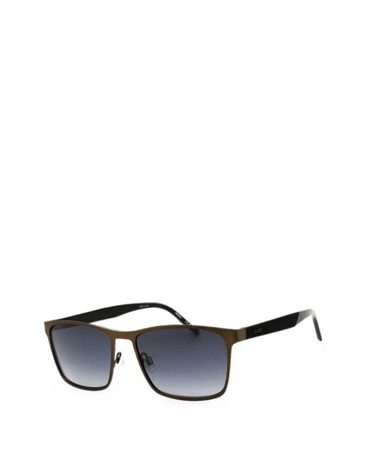 HUGO Blue Rectangle-Frame Sunglasses for men