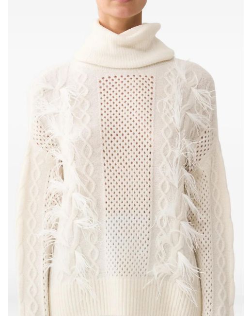 Camilla Natural Roll Neck Sweater