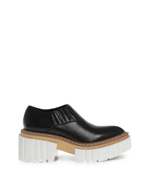 Stella McCartney White Emilie Wedge-Heel Sneakers