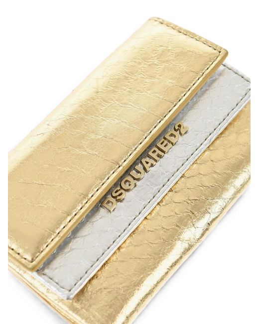 DSquared² Natural Python-Effect Wallet