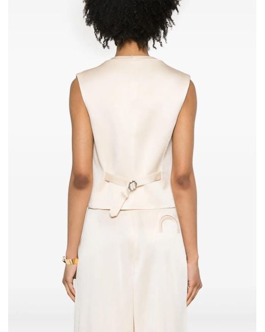 Blazé Milano Natural Novalis Feral Satin Gilet