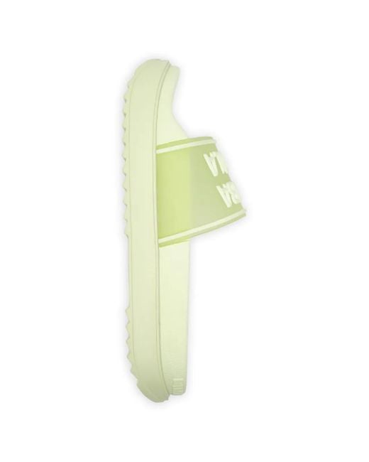 Bimba Y Lola Green Lime Platform Flip-Flops