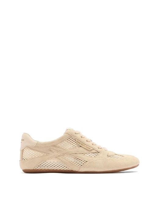 Sam Edelman White Lace-Up Sneakers