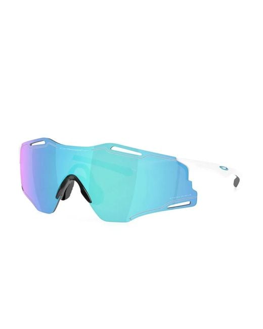 Oakley Blue Shield-Frame Sunglasses