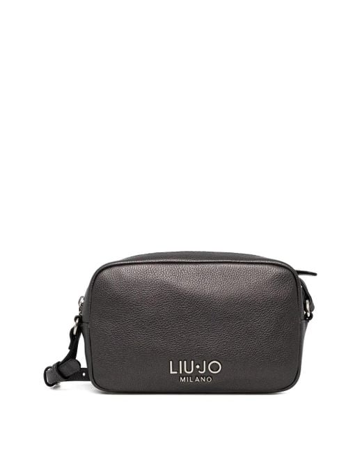 Borsa A Tracolla Con Logo di Liu Jo in Black