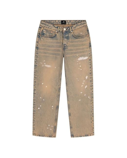 PATTA Natural Jean Délavé Au Sable À Effet Éclaboussures De Peinture for men