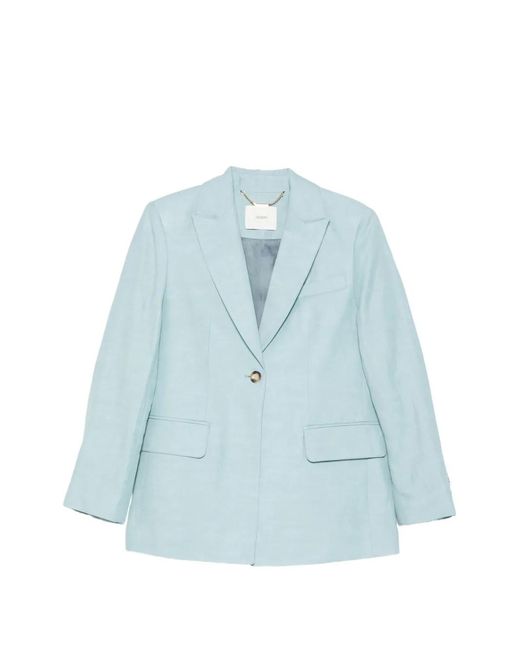 Joseph Blue Light Linen Blazer
