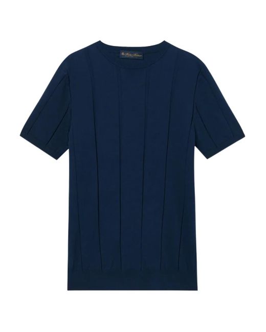 Brooks Brothers Geripptes T-Shirt in Blue für Herren