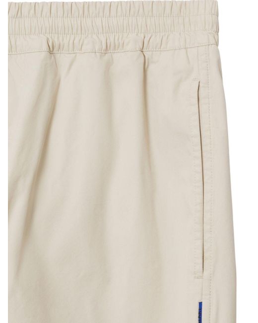 Pantalon droit à lien de resserrage Burberry pour homme en coloris White