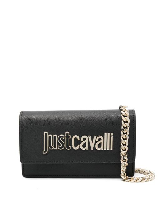 Just Cavalli Black Range B Logo-lettering Mini Bag