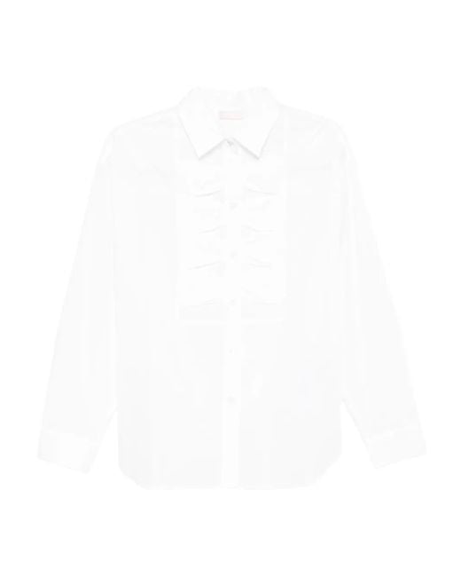Liu Jo Ruffled Blouse White