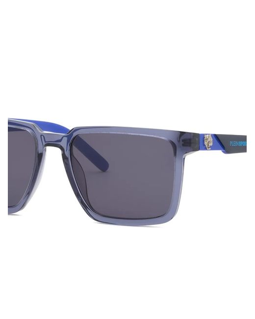 Philipp Plein Blue Square Frame Touchdown Sunglasses for men