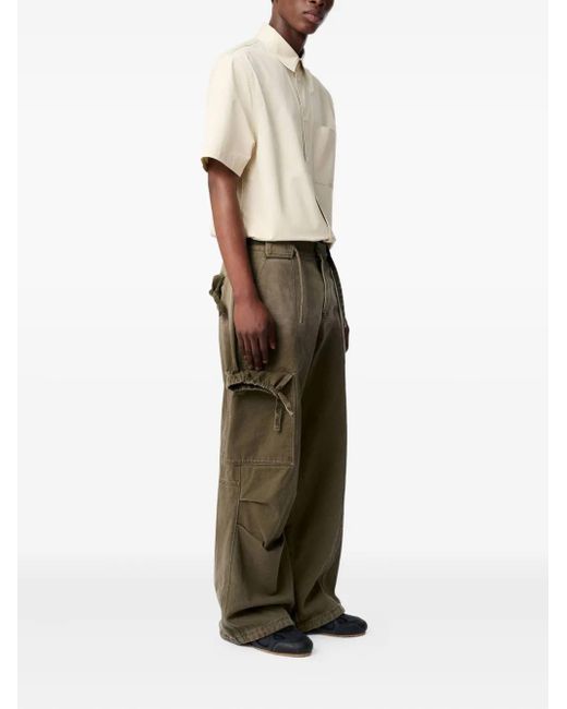 Axel Arigato Green Cargo Wide-Leg Trousers for men