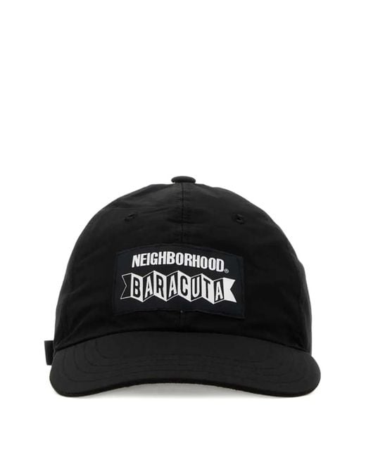 Baracuta Black X Neighborhood Baseball Cap for men