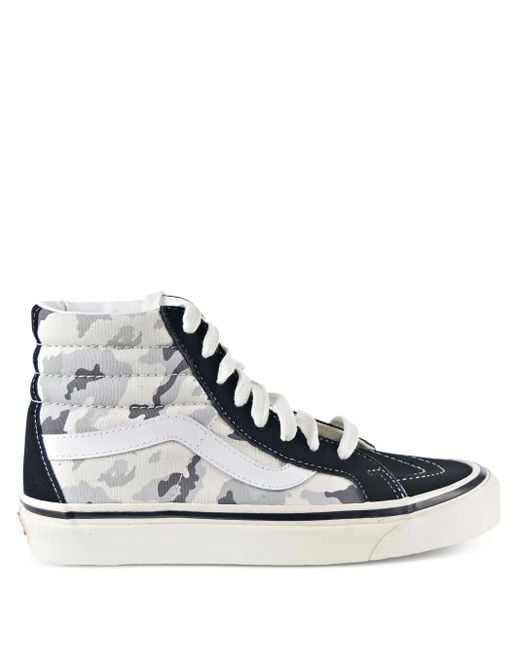 Vans White Sk8-Hi 38 Dx Anaheim Factory Camouflage-Print Sneakers for men