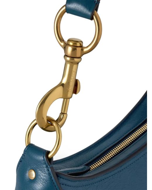 Mulberry Blue Leather Shoulder Bag