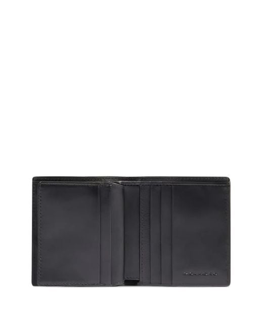 Piquadro Black Logo Cardholder Wallet for men