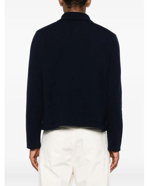 Cardigan Con Bottoni di A.P.C. in Black da Uomo