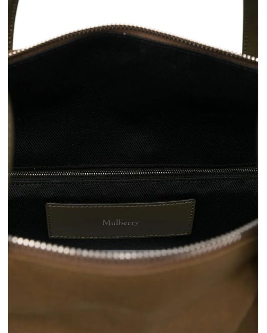 Borsa Heritage Waxed Day Clipper di Mulberry in Brown da Uomo