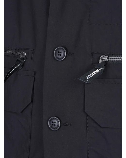 And Wander Single-breasted blazer in Blue für Herren