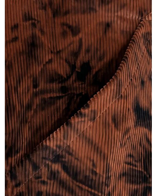 South2 West8 Brown Tie-Dye Pattern Jacket for men