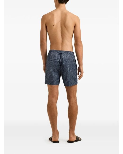 Orlebar Brown Blue Bulldog Drawcord Pettola Swim Shorts for men
