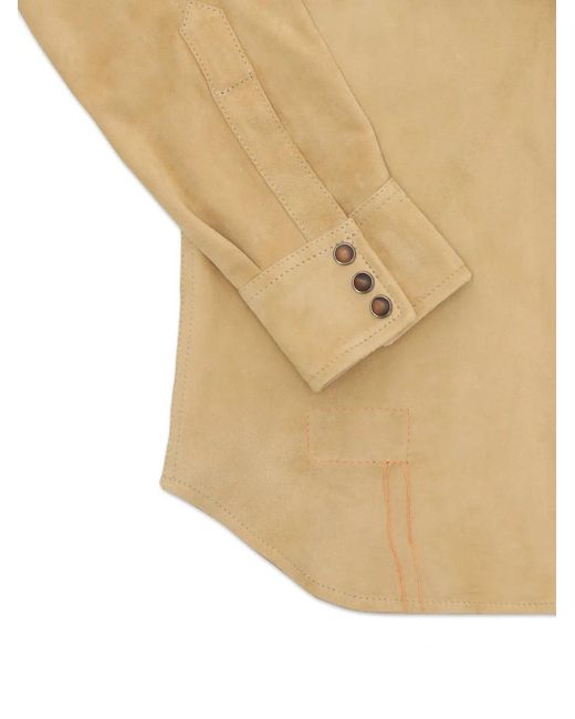 Fortela Natural Toledo Suede Shirt Jacket