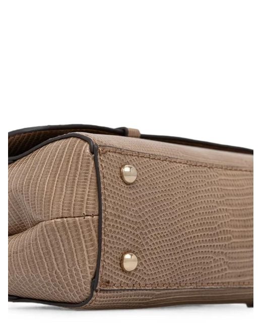 Guess Natural Lizard-Effect Shoulder Bag