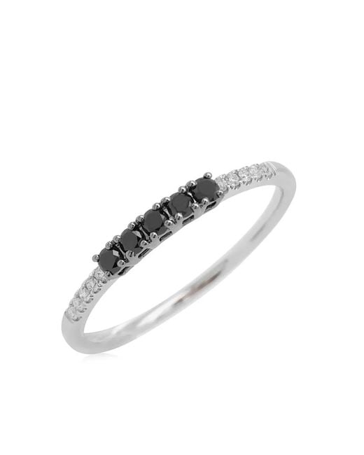 HYT Jewelry White Diamond-Embellishment Ring