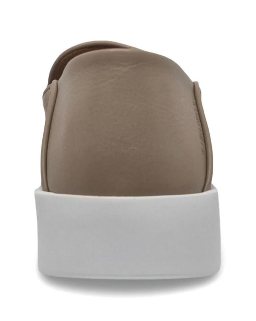 Neil Barrett Gray Mocassins En Daim for men