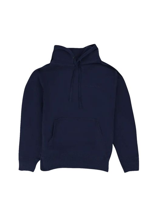 Aimé Leon Dore Blue Logo-Embroidered Hoodie for men