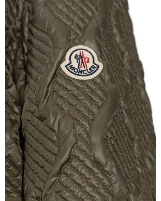 Moncler Green Libellule Quilted Jacket