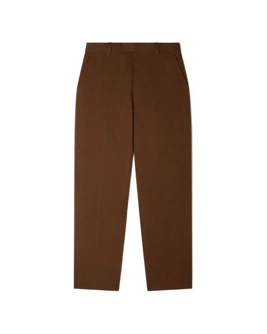 Sandro Brown Belt-Loops Trousers for men