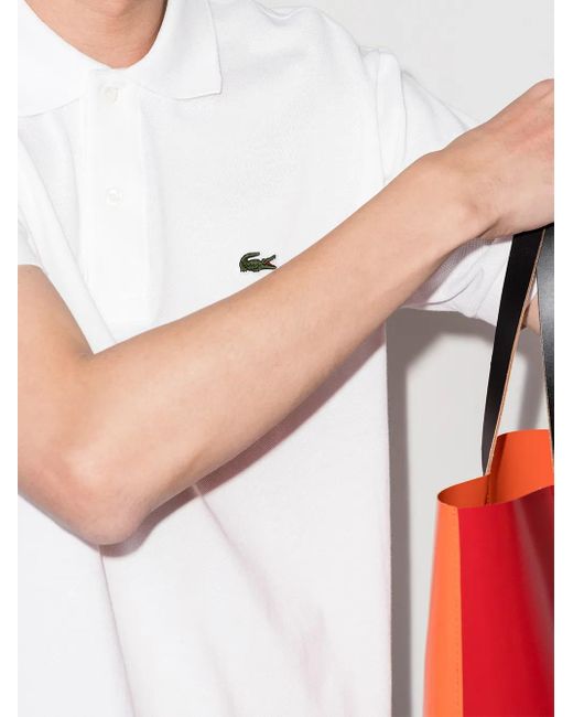 Lacoste White Polo for men