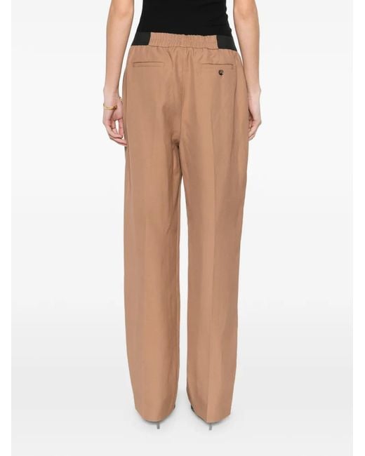 Loulou de Saison White Pleated Trousers