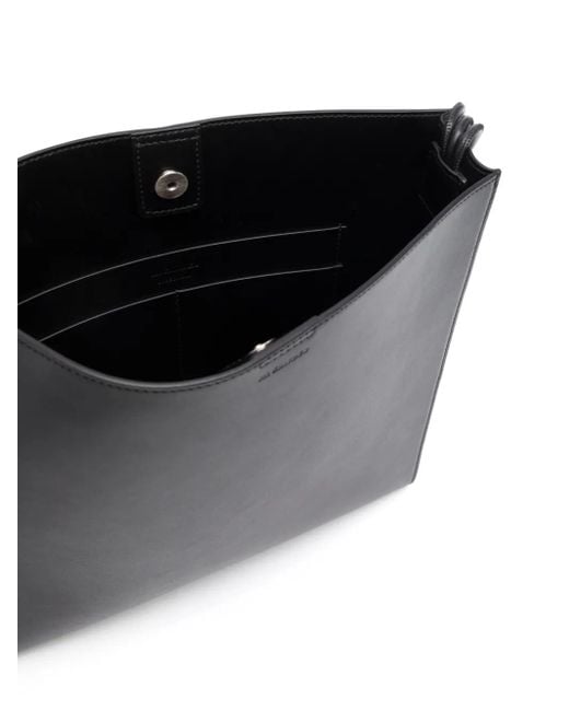 Jil Sander Black Leather Bag for men