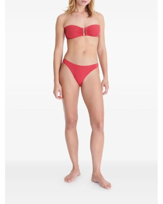 Eres Red Show Bikini Top
