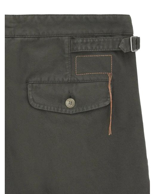 Fortela Gray Oklahoma Pleated Trousers for men